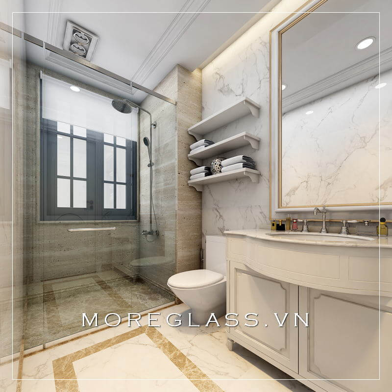 Thiết kế phòng tắm biệt thự